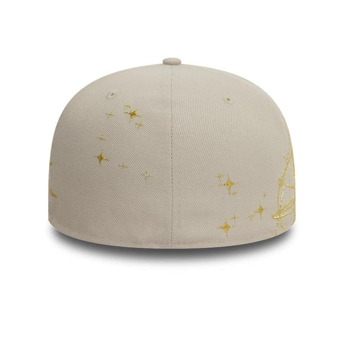 Pictured is this New Era Zodiac Light Beige 59FIFTY Fitted Cap 5