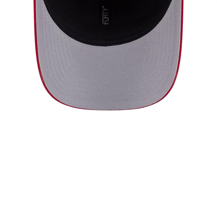 This is a New Jersey Devils NHL Team Red 9FORTY M-Crown Adjustable Cap 2