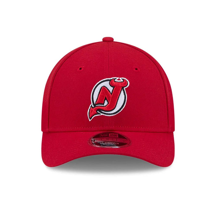 This is a New Jersey Devils NHL Team Red 9FORTY M-Crown Adjustable Cap 3