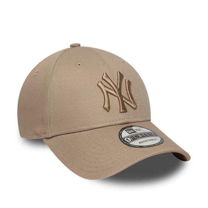 This is a New York Yankees MLB League Essential Pastel Brown 9FORTY Adjustable Cap 3