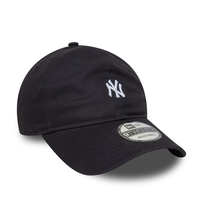 This is a New York Yankees MLB Mini Logo Navy 9TWENTY Adjustable Cap 3