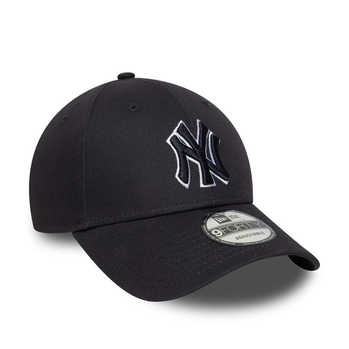 This is a New York Yankees MLB Outline Navy 9FORTY Adjustable Cap 3