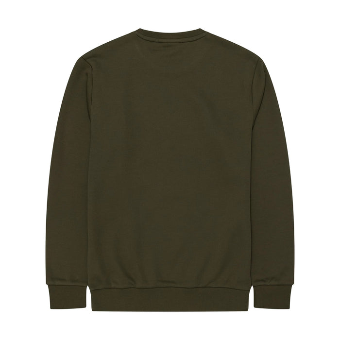 The Male model is wearing New York Yankees MLB Regular Green Crew Neck Sweater 2