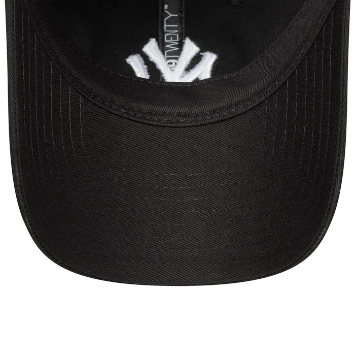 This is a New York Yankees Womens MLB League Essential Black 9TWENTY Adjustable Cap 5