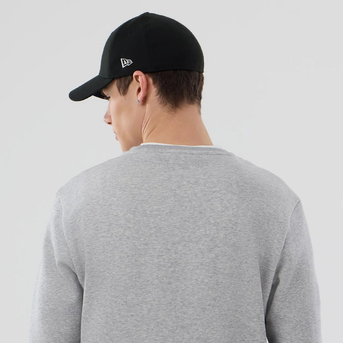 The Male model is wearing NFL Generic Logo Grey Crew Neck Sweater 7