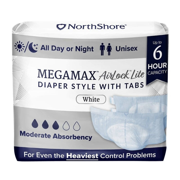 NorthShore MEGAMAX AirLock Lite Adult Diapers - NS2646T-Trial - LL Medico