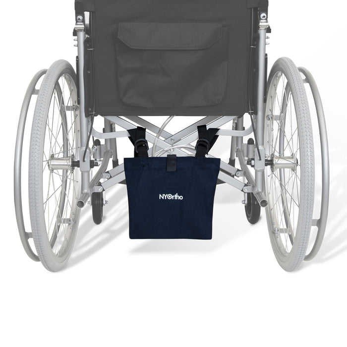 NYOrtho Wheelchair Urinary Drain Bag Holder, Vinyl Privacy Cover - 9549-Single - LL Medico
