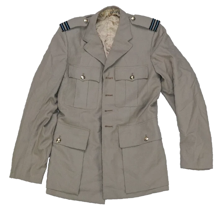NZ Air Force Tan Service Dress Jacket - Small - New Zealand Air Force Surplus - Dress Jackets