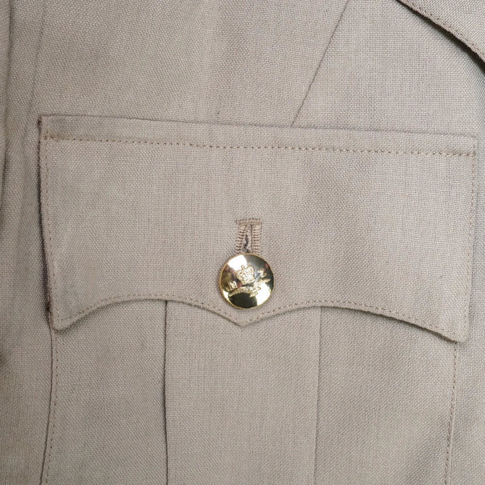 NZ Air Force Tan Service Dress Jacket - Small - New Zealand Air Force Surplus - Dress Jackets