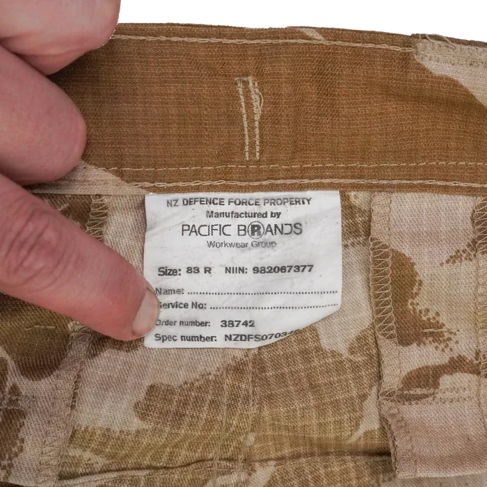 NZ Army Desert DPM Ripstop Trousers - 88R, Medium - New Zealand Army Surplus - Combat Trousers