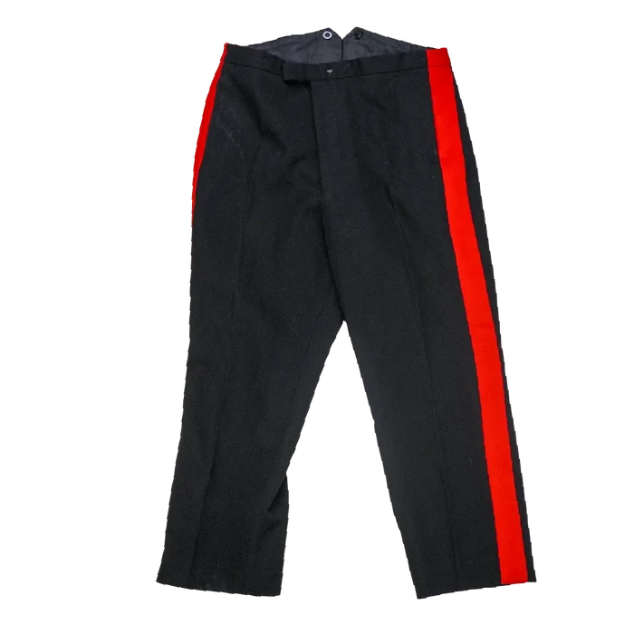 NZ Army Wool Mess Dress Trousers - 88cm, Medium - New Zealand Army Surplus - Dress Trousers