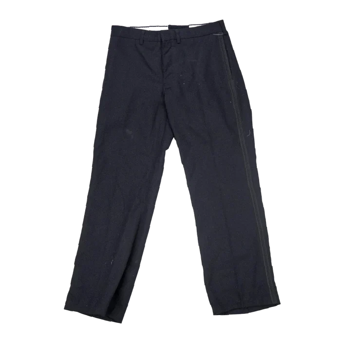 NZ Dark Blue Service Dress Trousers - 84cm, Medium - New Zealand Army Surplus - Dress Trousers