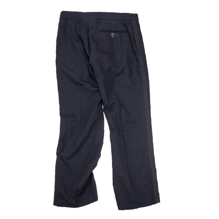NZ Dark Blue Service Dress Trousers - 84cm, Medium - New Zealand Army Surplus - Dress Trousers