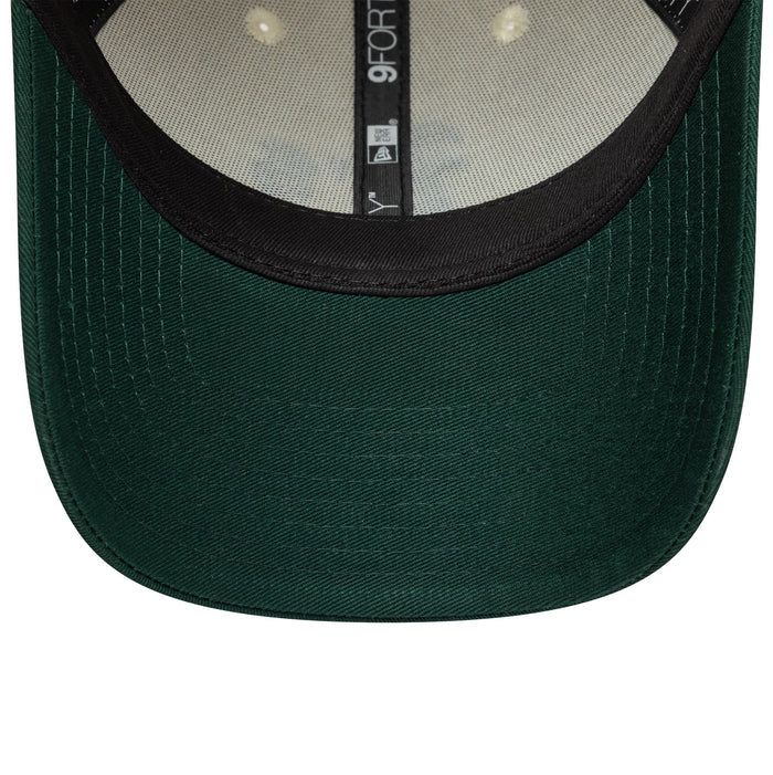 This is a Oakland Athletics Colour Block Cream 9FORTY Adjustable Cap 5