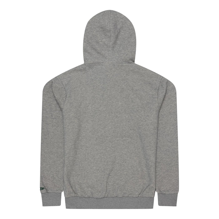 The Male model is wearing Oakland Athletics MLB Regular Grey Pullover Hoodie 2