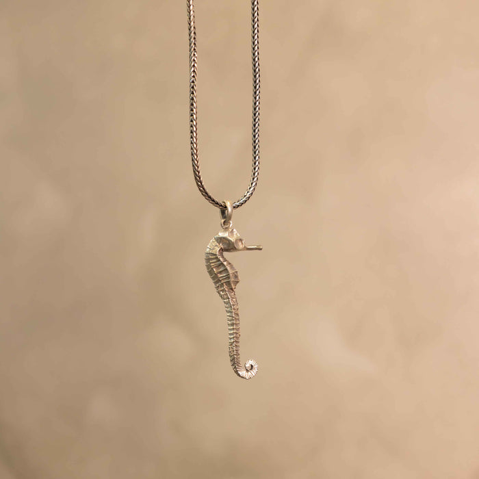 Ocean Whisper Seahorse Pendant