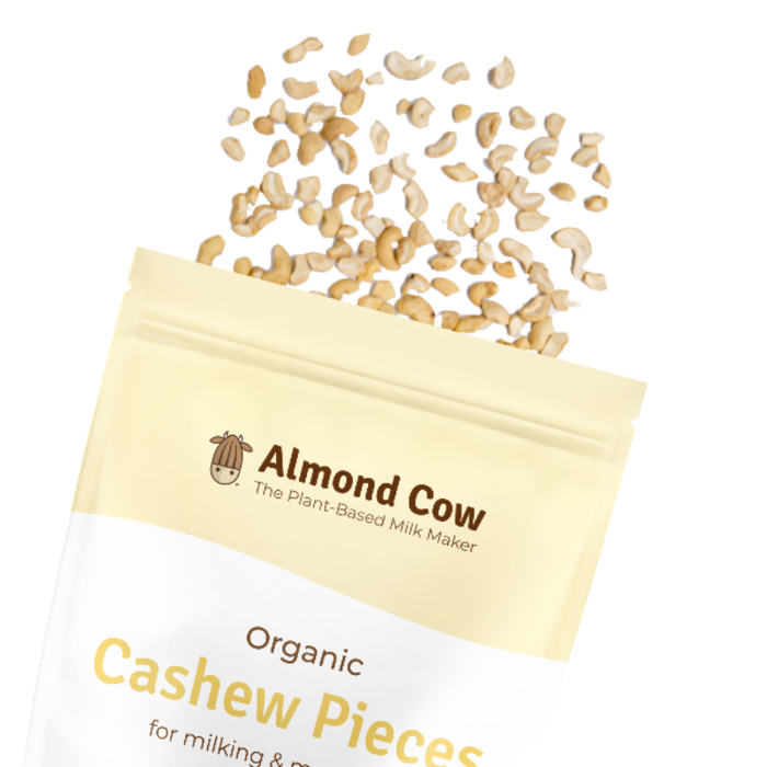 3lb bag of high-quality organic cashew pieces, ideal for plant-based milk and recipes.