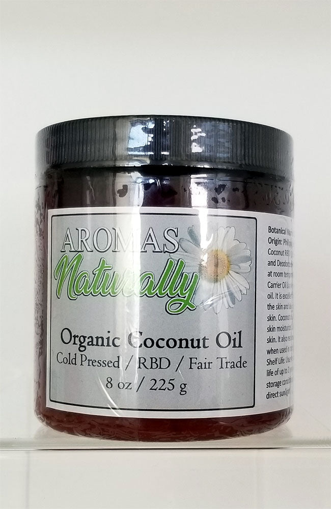 Organic Coconut Oil - 8 oz (225 ml)