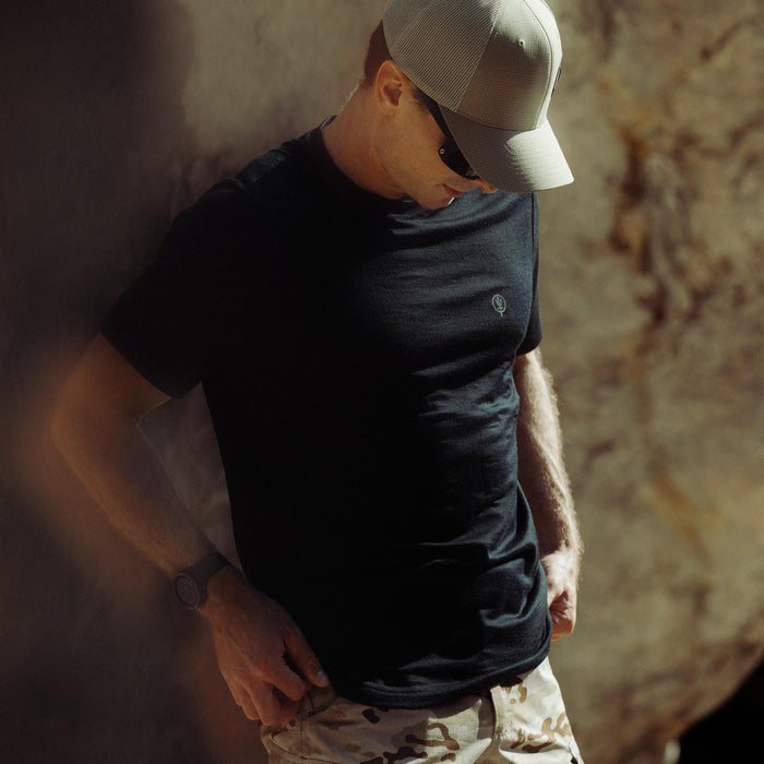 Creative Image Of Oryon 72Hr Merino T-Shirt In Obsidian Black (ITF)