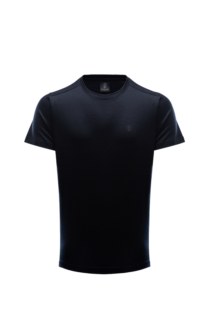 SM Cut of Out Oryon 72Hr Merino T-Shirt In Dark Sapphire (GM)