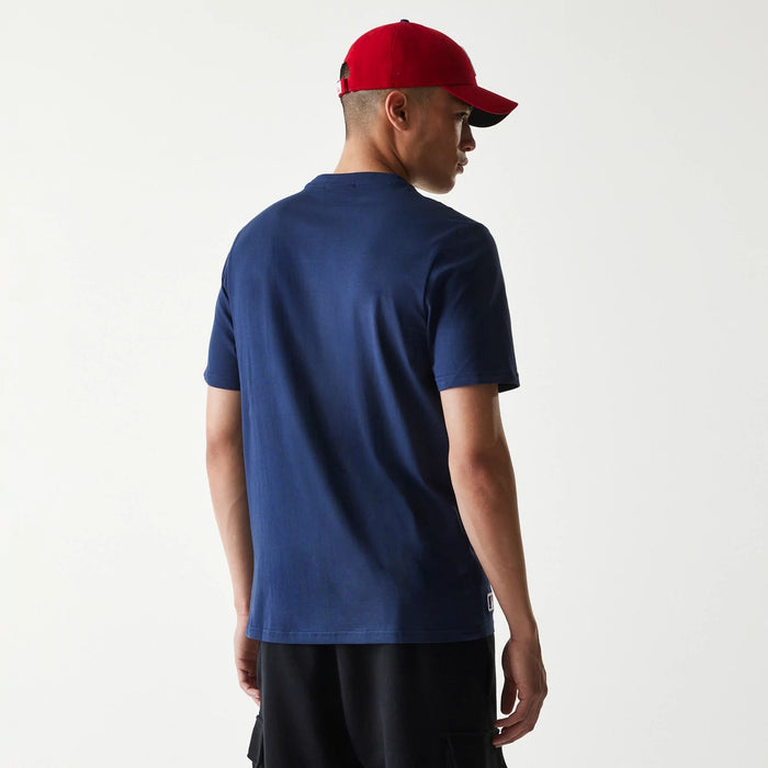 The Male model is wearing Philadelphia Phillies MLB Regular Dark Blue T-Shirt 2