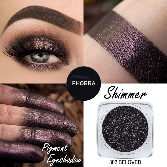 Pigmentos soltos - Shimmer - Phoera Makeup Europe