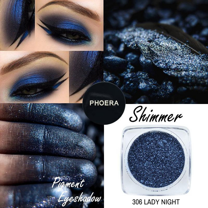 Pigmentos soltos - Shimmer - Phoera Makeup Europe