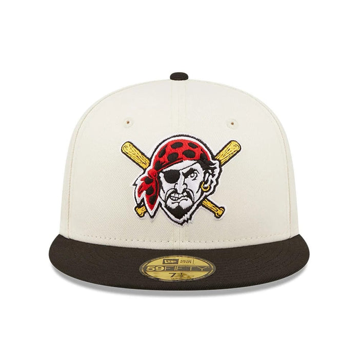 This is a Pittsburgh Pirates Chrome White 59FIFTY Fitted Cap 3