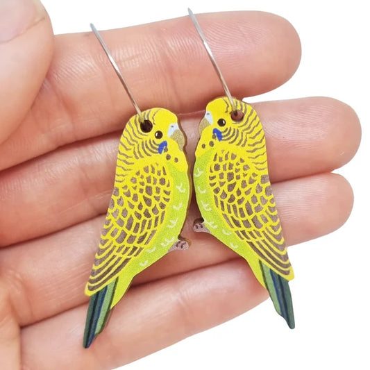 Pixie Nut & Co. Budgie Hoop Earrings