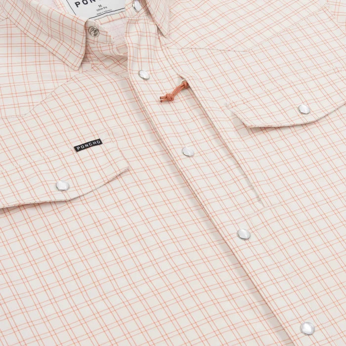 Poncho Western Pearl Snap Shirt