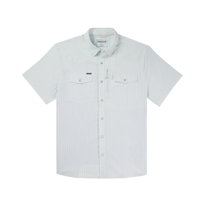 Poncho Western Pearl Snap Shirt