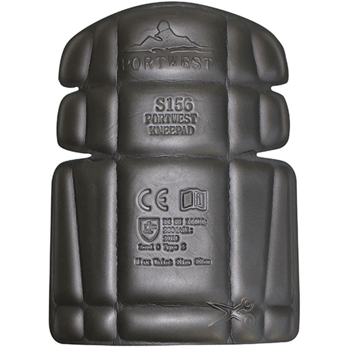 Portwest S156 Black Trouser Knee Pads