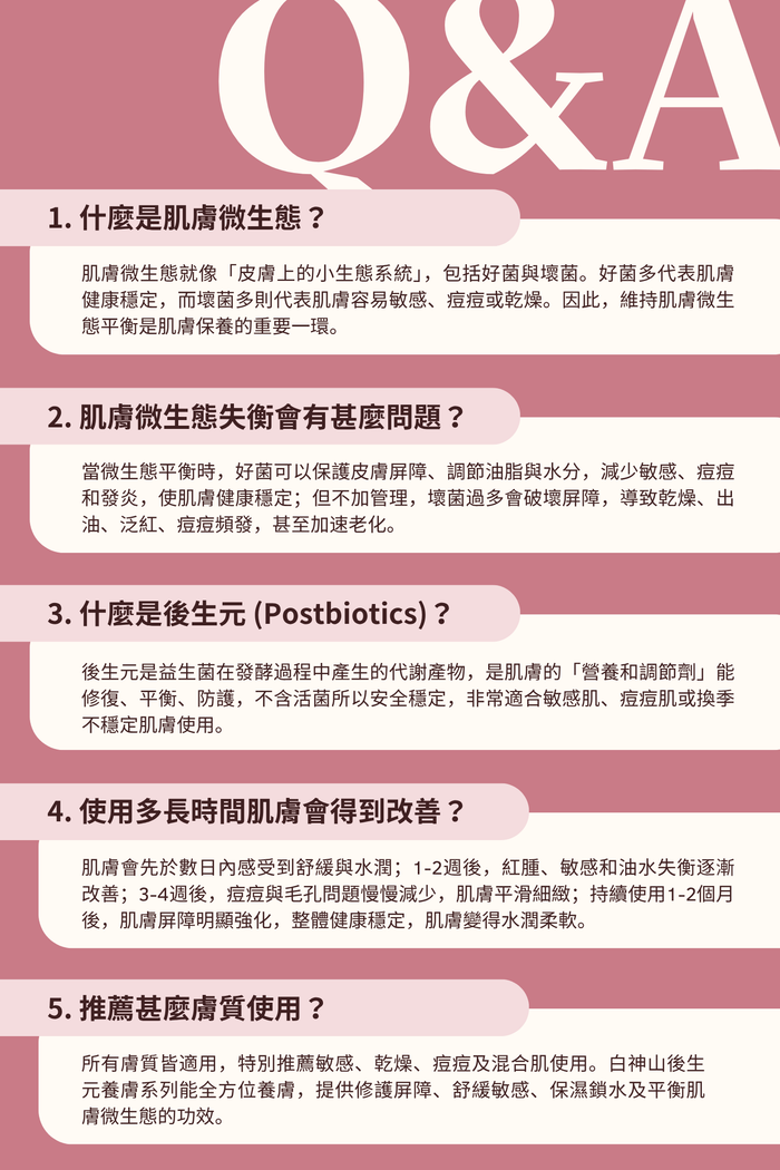 Postbiotic Q&A - Pretti5 - TCM-Infused Clean Beauty For Natural Glow