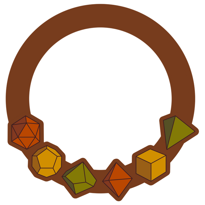 18 Brown Dice