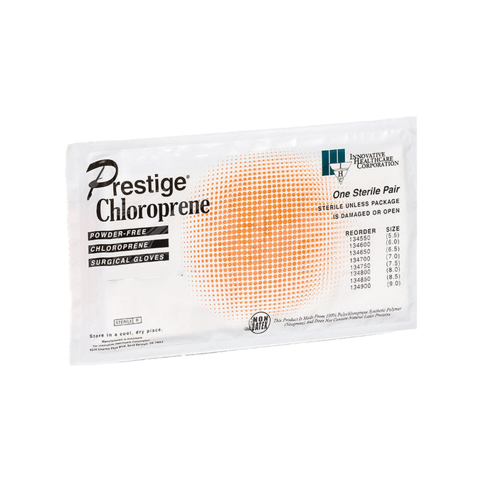 Prestige Chloroprene Surgical Gloves, Powder-Free, Size 7, Case