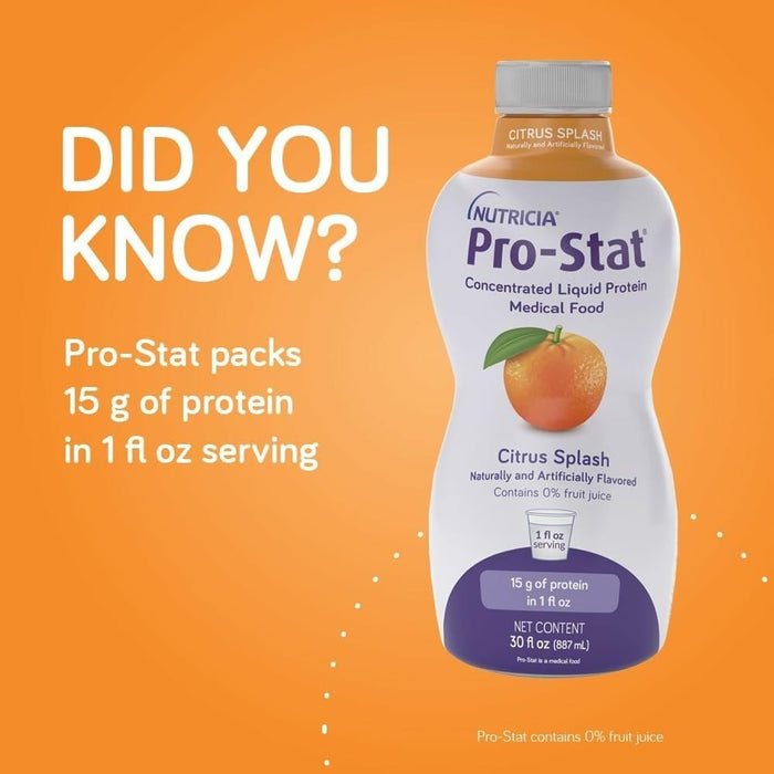 Pro-Stat Concentrated Liquid Protein Medical Food, Citrus Splash, 30 oz - 78349-Single - LL Medico