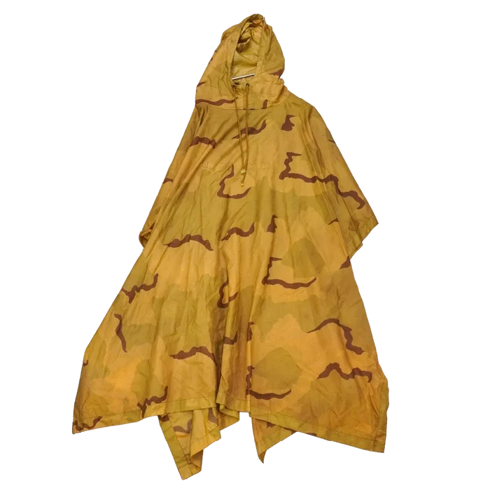 Production Made 3 Colour Desert Poncho, Item 4 - Film Production Used - Ponchos