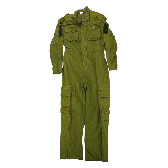 Production Made Olive Coveralls - Small, Item 2 - Film Production Used - Overalls