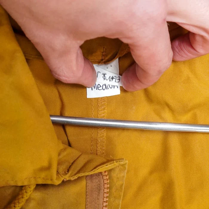 Production Made Yellow Canvas Parka with Hood - Medium, Item 1 - Film Production Used - Parkas