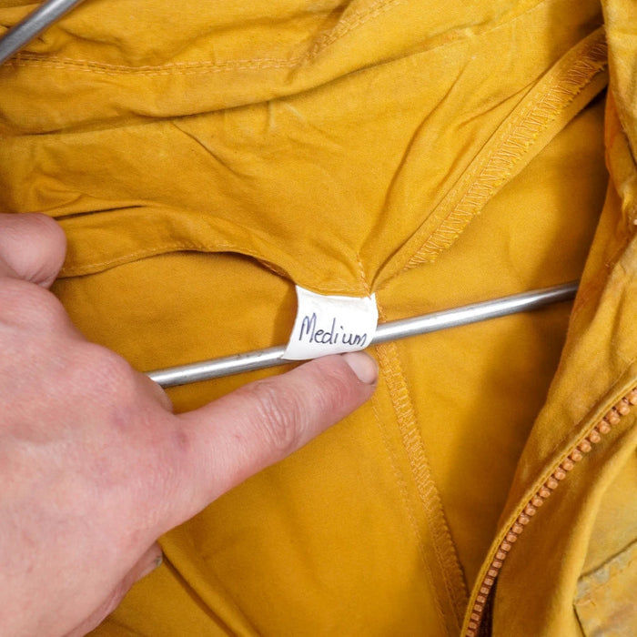Production Made Yellow Canvas Parka with Hood - Medium, Item 3 - Film Production Used - Parkas