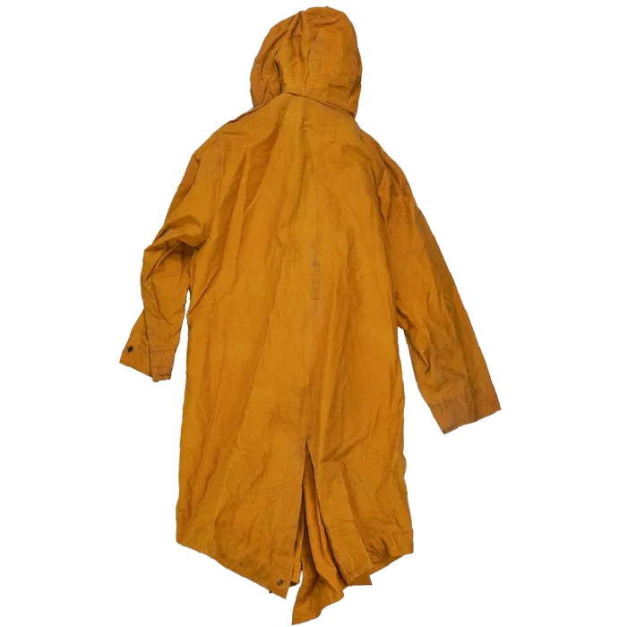 Production Made Yellow Canvas Parka with Hood - XLarge, Item 1 - Film Production Used - Parkas
