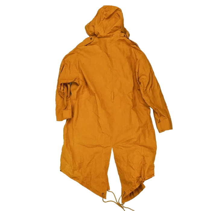 Production Made Yellow Canvas Parka with Hood - XLarge, Item 3 - Film Production Used - Parkas