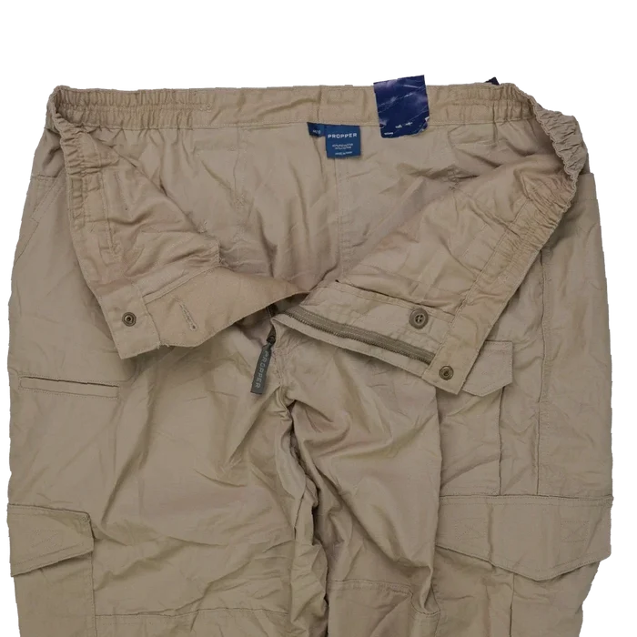 Propper Khaki Tactical Trousers - 44x30 - 2XL - Army & Outdoors - Cargo Trousers
