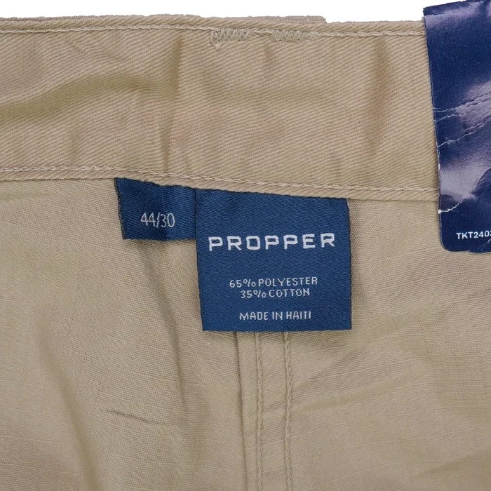 Propper Khaki Tactical Trousers - 44x30 - 2XL - Army & Outdoors - Cargo Trousers