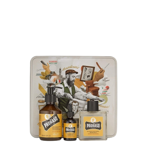 Proraso Wood & Spice Beard Care Tin