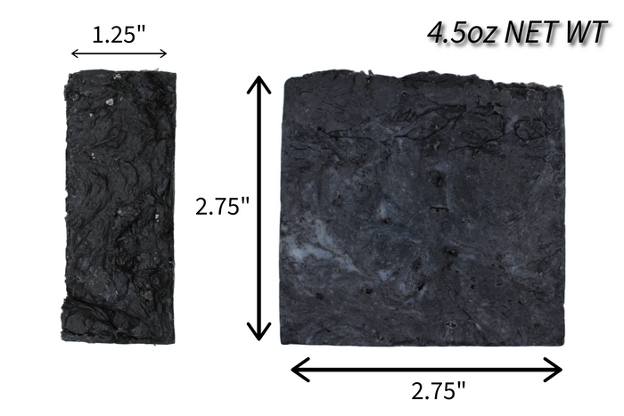 Pure Rebel - Beard & Body Tea Tree Mint Activated Charcoal Bar