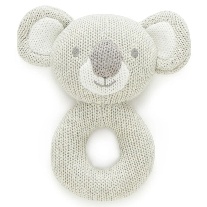 Purebaby Knitted Rattle - Koala