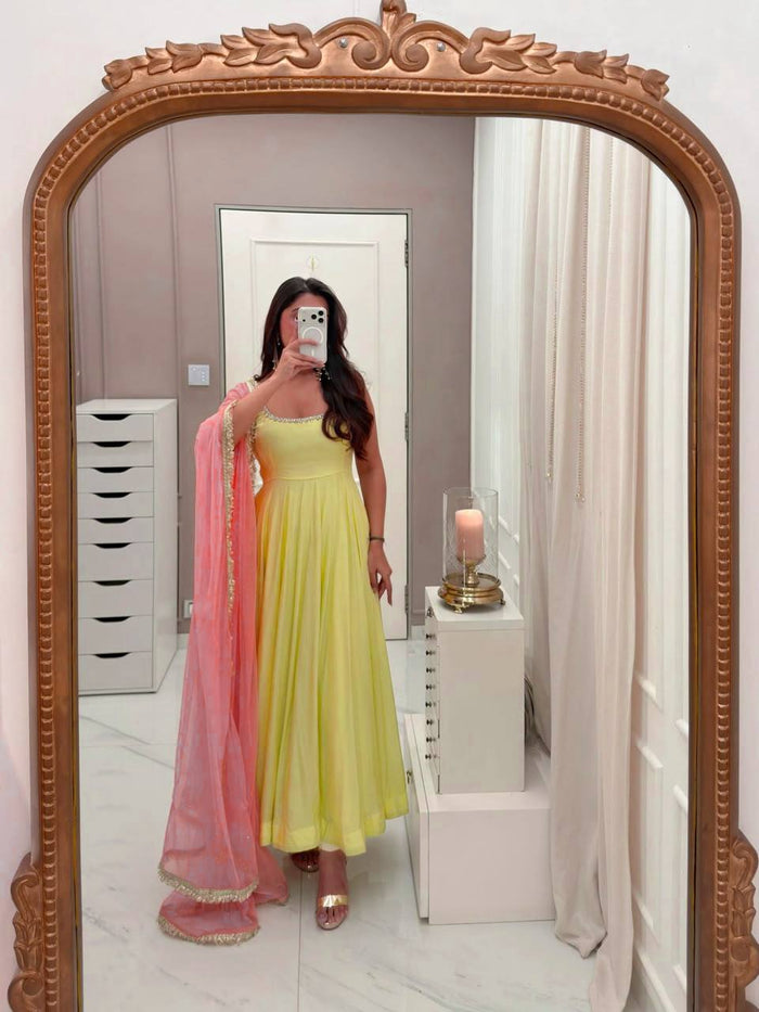 Radiant Blossom Anarkali Suit Collection