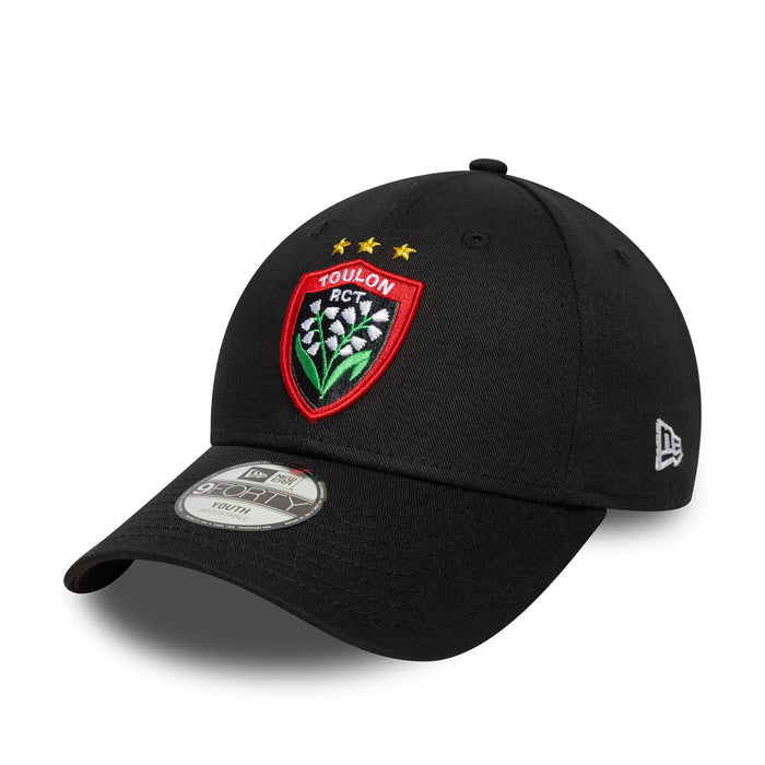 This is a RC Toulonnais Youth Core Black 9FORTY Adjustable Cap 1