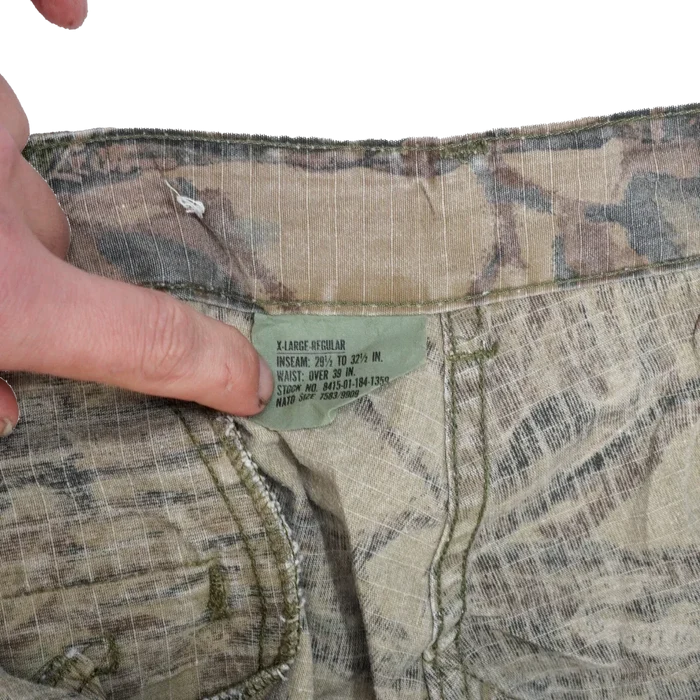Realtree BDU Ripstop Field Trousers - XLarge - Army & Outdoors - Combat Trousers